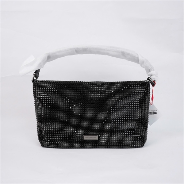 Túi Self-portrait đen đính đá sz28 (HN) KG+