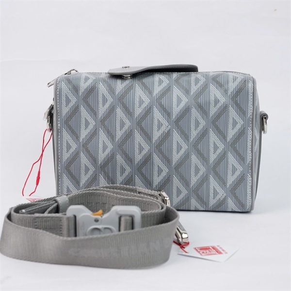 Túi Dior Lingot Clutch xám (11-BO-1202) sz22 (TL) KG+