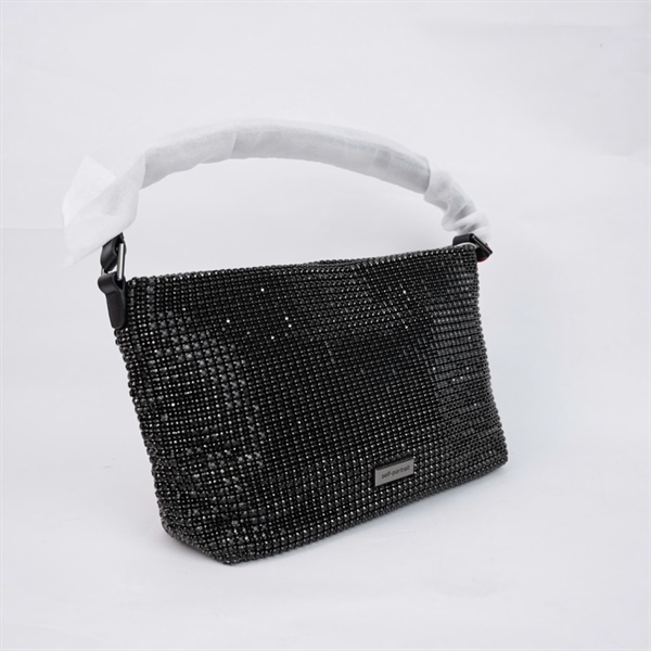 Túi Self-portrait đen đính đá sz28 (HN) KG+