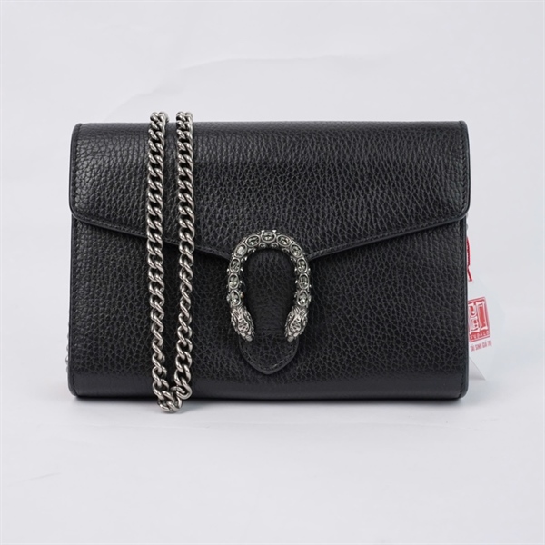 Túi GG Dionysus đen sz20 (TL) KG+