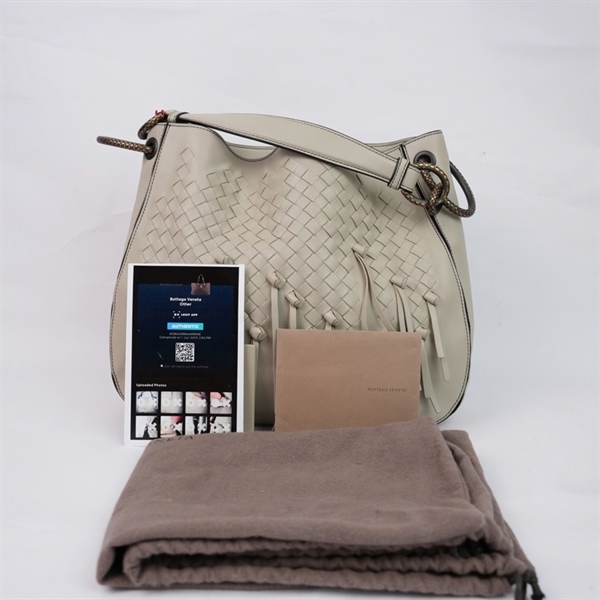 Túi Bottega nude kèm gương sz30 (HN) KG+