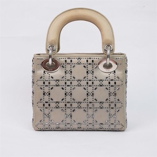 Túi Dior Lady xám (02-MA-1117) szmini (TL) KG+