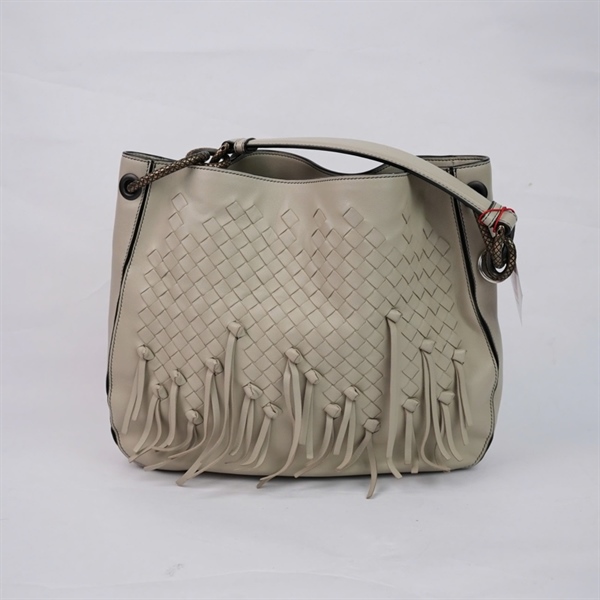 Túi Bottega nude kèm gương sz30 (HN) KG+