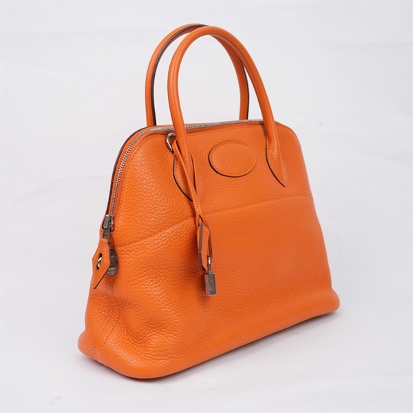 Túi Hermes cam có lót form kèm ổ+2 chìa sz31 (HN) KG+