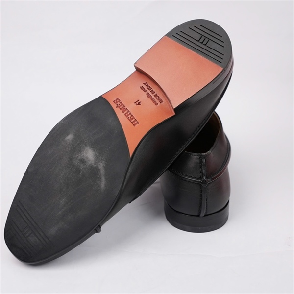 Giày Hermes đen sz41 KG+