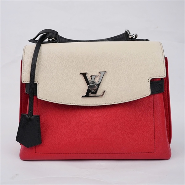 Túi LV Lockme đỏ nắp trắng (DU3149) sz26 (BQ) KG+