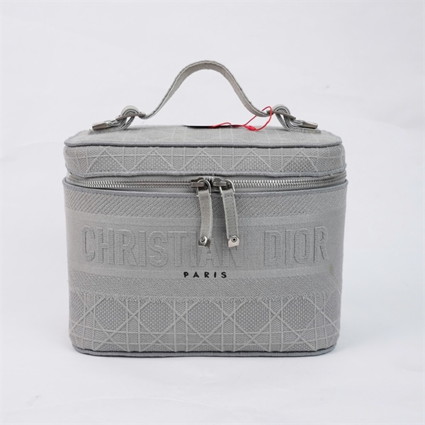 Túi Dior Vanity xám (06-BO-0290) sz24 (TL) KG+