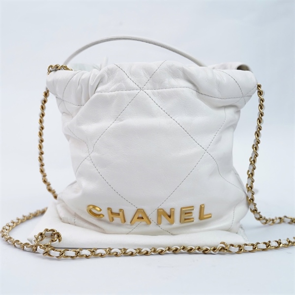 Túi Chanel Hobo trắng (KLTU9UEC) sz17 (TL) KG+