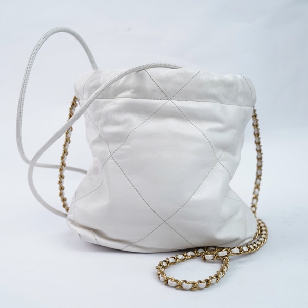 Túi Chanel Hobo trắng (KLTU9UEC) sz17 (TL) KG+