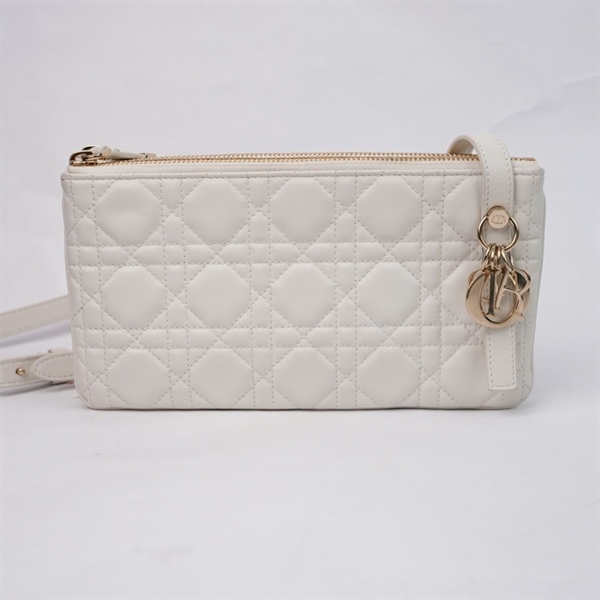 Túi Dior trắng (48-MA-0244) sz23 (TL) KG+