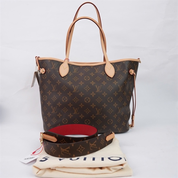 Túi LV Neverfull hoa nâu sz32 (TL) KG+
