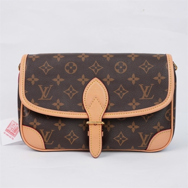 Túi LV Diane hoa nâu 2 strap sz24 (BQ) KG+