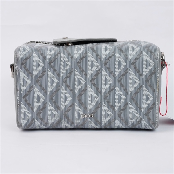 Túi Dior Lingot Clutch xám (15-BO-0272) sz22 (TL) KG+