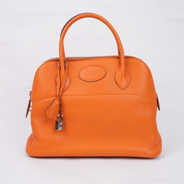 Túi Hermes cam có lót form kèm ổ+2 chìa sz31 (HN) KG+