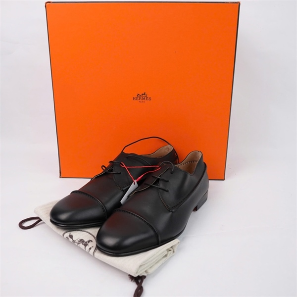 Giày Hermes đen sz41 KG+