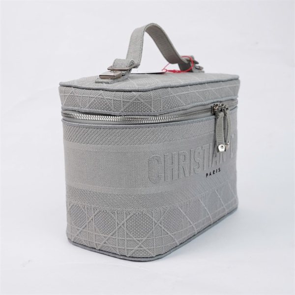 Túi Dior Vanity xám (06-BO-0290) sz24 (TL) KG+