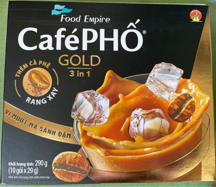 Cà phê phố Gold sữa đá