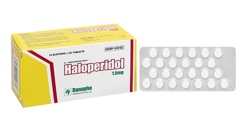 Haloperidol 1,5mg (H*10vỉ*25viên) - Danapha