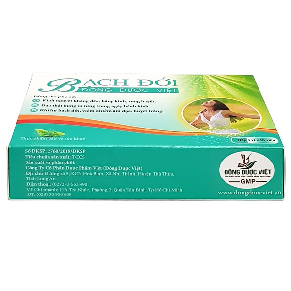 Bạch đới Đông Dược Việt (H*3vỉ*10viên) - Kiến Tạo Việt
