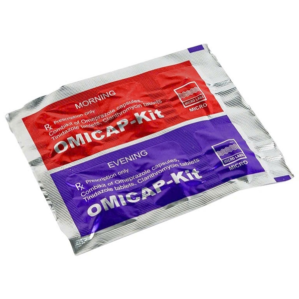 Omicap - kit (H.pylory kit) (H*7vỉ*6viên) - India 2