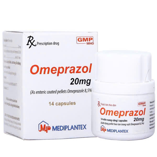 Omeprazol 20mg (K*252Lọ*14viên) - Thanh Bình 120