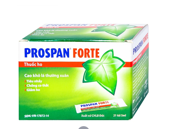 Thuốc ho Prospan Forte (H*21túi*5ml) - Đức