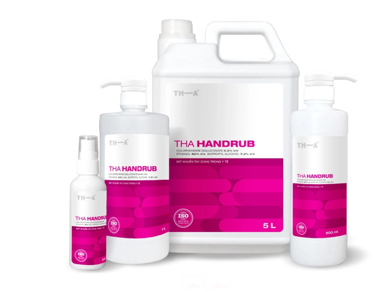 TH - A Handrub 500ml (Dung dịch sát khuẩn tay nhanh) - Tân Hương 2
