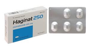 Haginat (Cefuroxim 250mg ) (H*2vỉ*5viên) - Hậu Giang