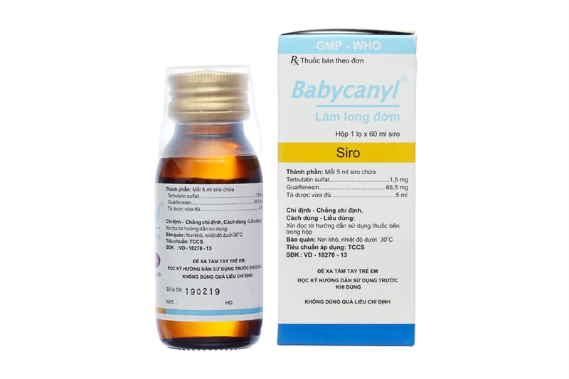 Babycanyl 60ml (long đờm) (K*50lọ) - Hà Tây