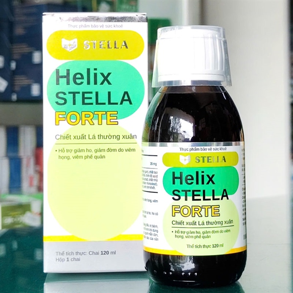 Helix Stella Forte120ml (Hỗ trợ giảm ho, giảm đờm cho người lớn) - Stella