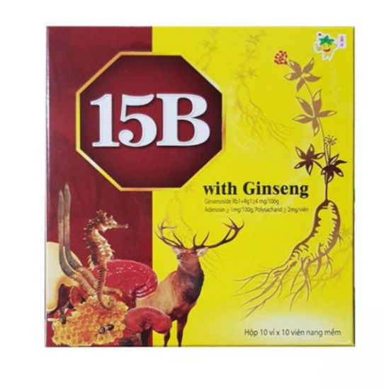 Vitamin 15B Ginseng (H*10vỉ*10viên) - HTC Mega