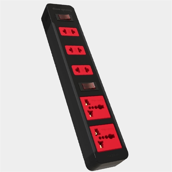 Ổ cắm Điện Quang esk 5BR 5 lỗ dây dài 2M