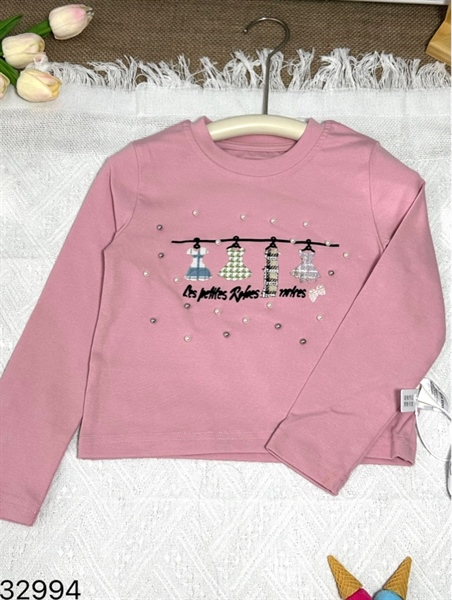 32994- Áo croptop hồng TD