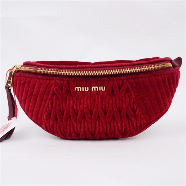 Túi Miu Miu đỏ sz23 (MV) KG+