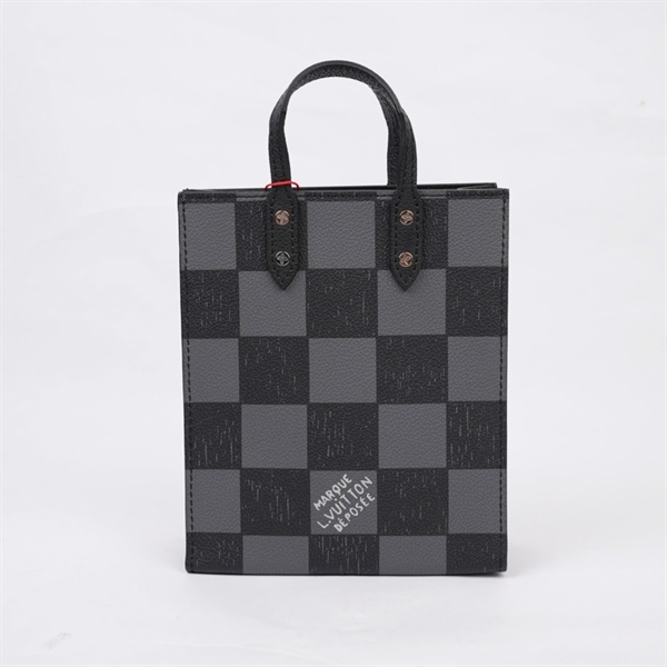 Túi LV Sac Plat XS ô vuông đen sz16 (MV) KG+