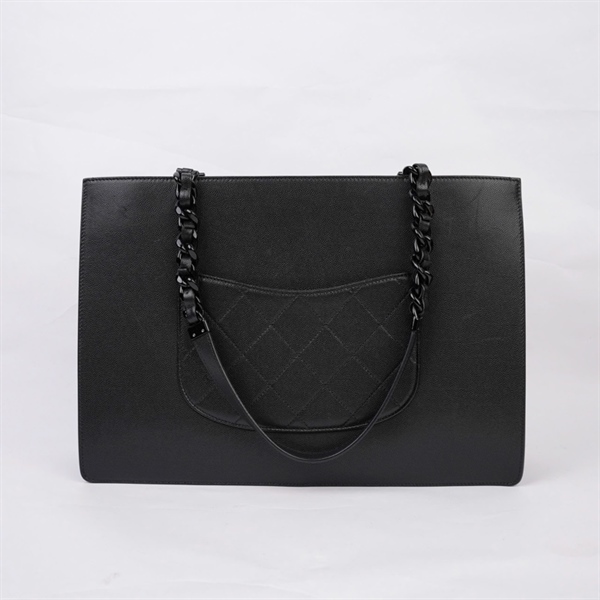 Túi Chanel Tote đen ((30991608) sz37 KG+