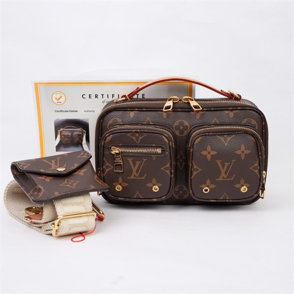 Túi LV Utillity Crossbody hoa nâu sz20 (MV) KG+