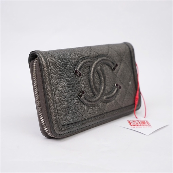 Ví Chanel xám (26376601) (MV) KG+