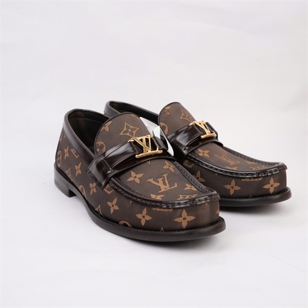 Giày LV hoa nâu sz6 (UK) (A-T) KG+