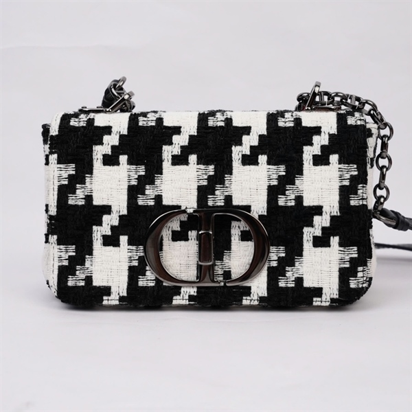 Túi Dior trắng phối đen sz20 (TL) KG+