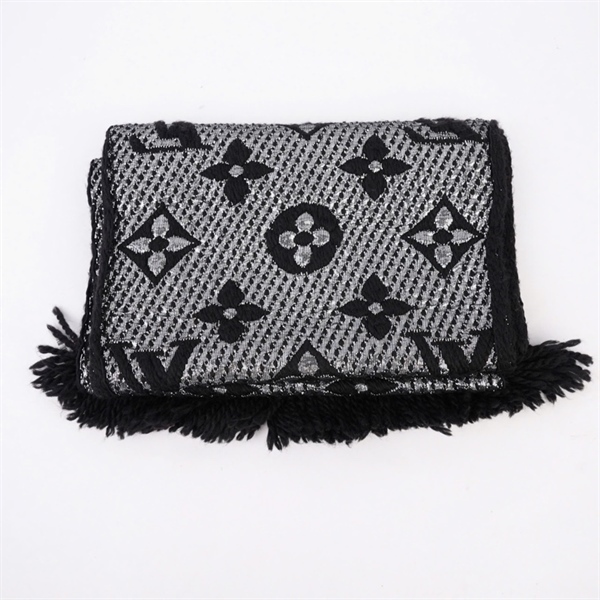 Khăn LV đen kim tuyến (MV) KG+