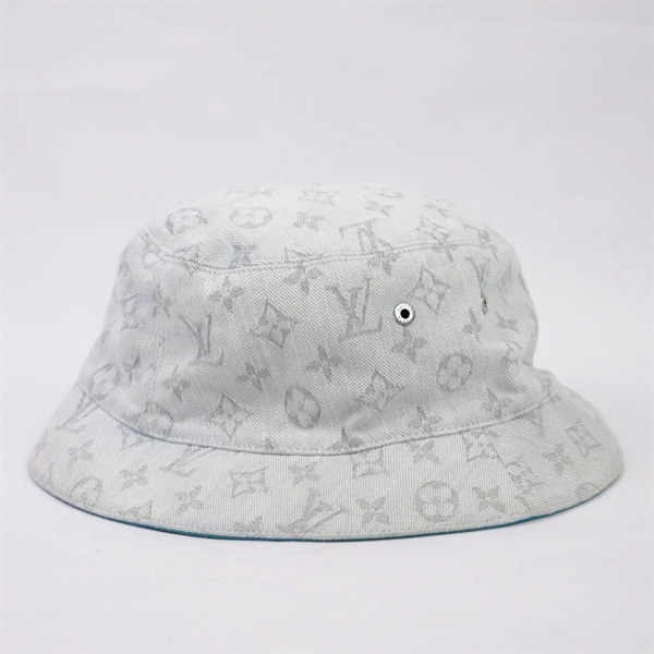 Mũ LV hoa xám lòng xanh (MV) KG+