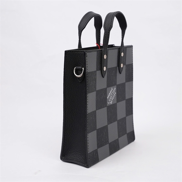 Túi LV Sac Plat XS ô vuông đen sz16 (MV) KG+