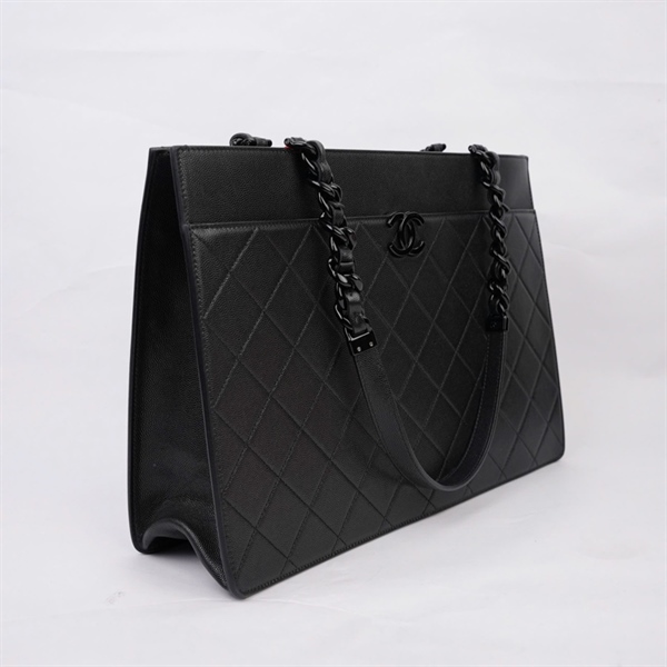 Túi Chanel Tote đen ((30991608) sz37 KG+