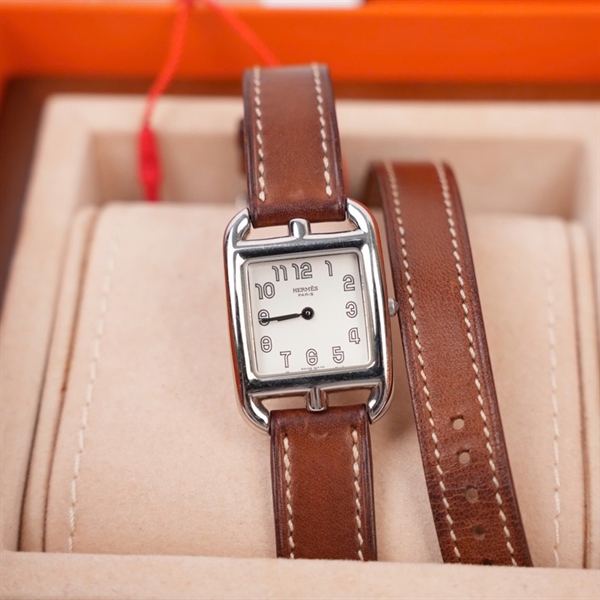 Đồng hồ Hermes nâu (1579769) sz24 (MV) KG+