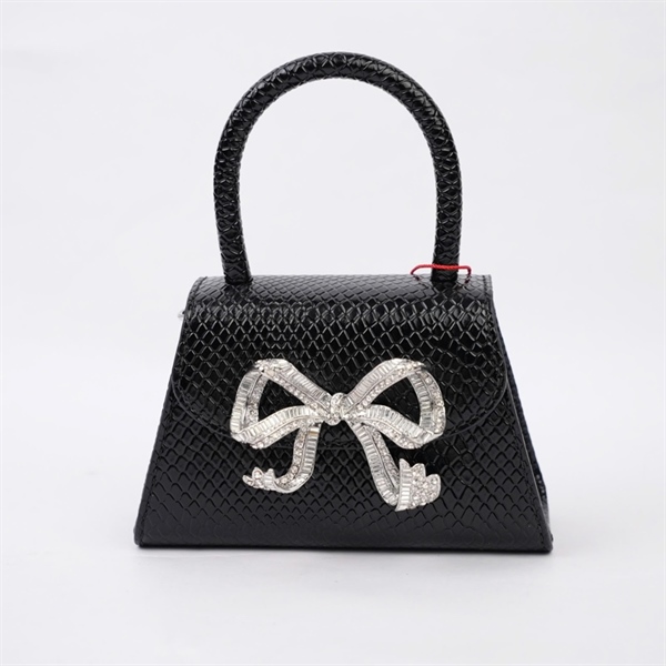 Túi Self-Portrait đen đính nơ sz14 (MV) KG+