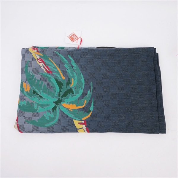 Khăn LV ô vuông xám in hình (MV) KG+