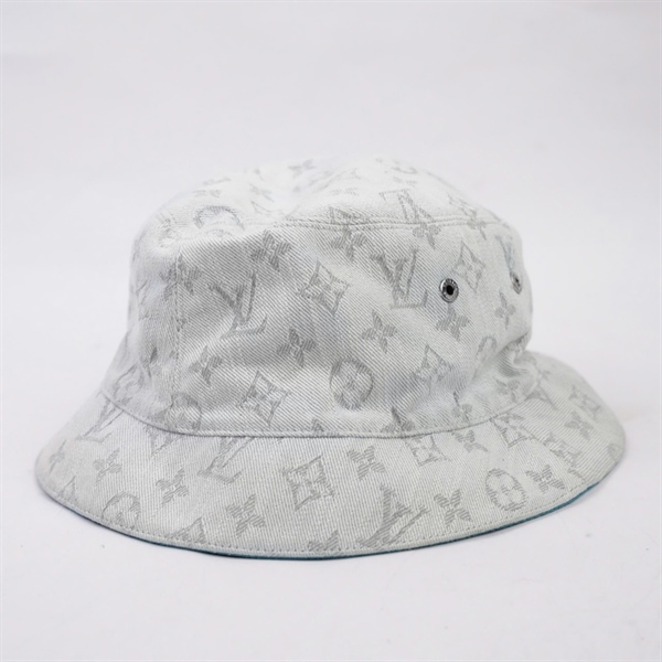 Mũ LV hoa xám lòng xanh (MV) KG+