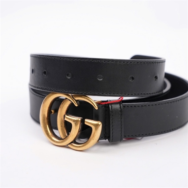 Thắt lưng GG đen 3cmx105cm (MV) KG+