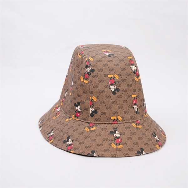 Nón GG nâu in hình cartoon szL rộng 30cm KG+